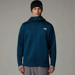 Shop The North Face Vertical Thermal Jakke Med Lynlås Og Hætte Til Herrer Midnight Petrol
