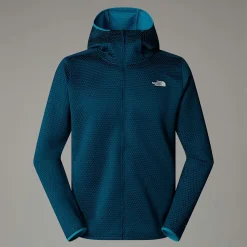Shop The North Face Vertical Thermal Jakke Med Lynlås Og Hætte Til Herrer Midnight Petrol