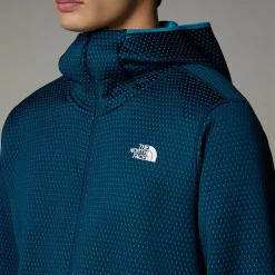 Shop The North Face Vertical Thermal Jakke Med Lynlås Og Hætte Til Herrer Midnight Petrol