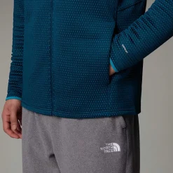 Shop The North Face Vertical Thermal Jakke Med Lynlås Og Hætte Til Herrer Midnight Petrol