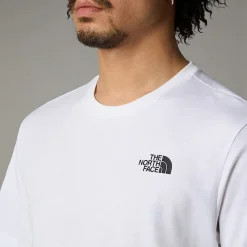 Sale The North Face Vertical T-shirt Til Herrer TNF White