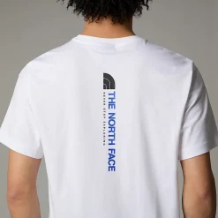 Sale The North Face Vertical T-shirt Til Herrer TNF White