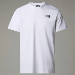 Sale The North Face Vertical T-shirt Til Herrer TNF White