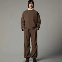 Online The North Face Woven T-shirt Med Lange ærmer Til Damer Smokey Brown