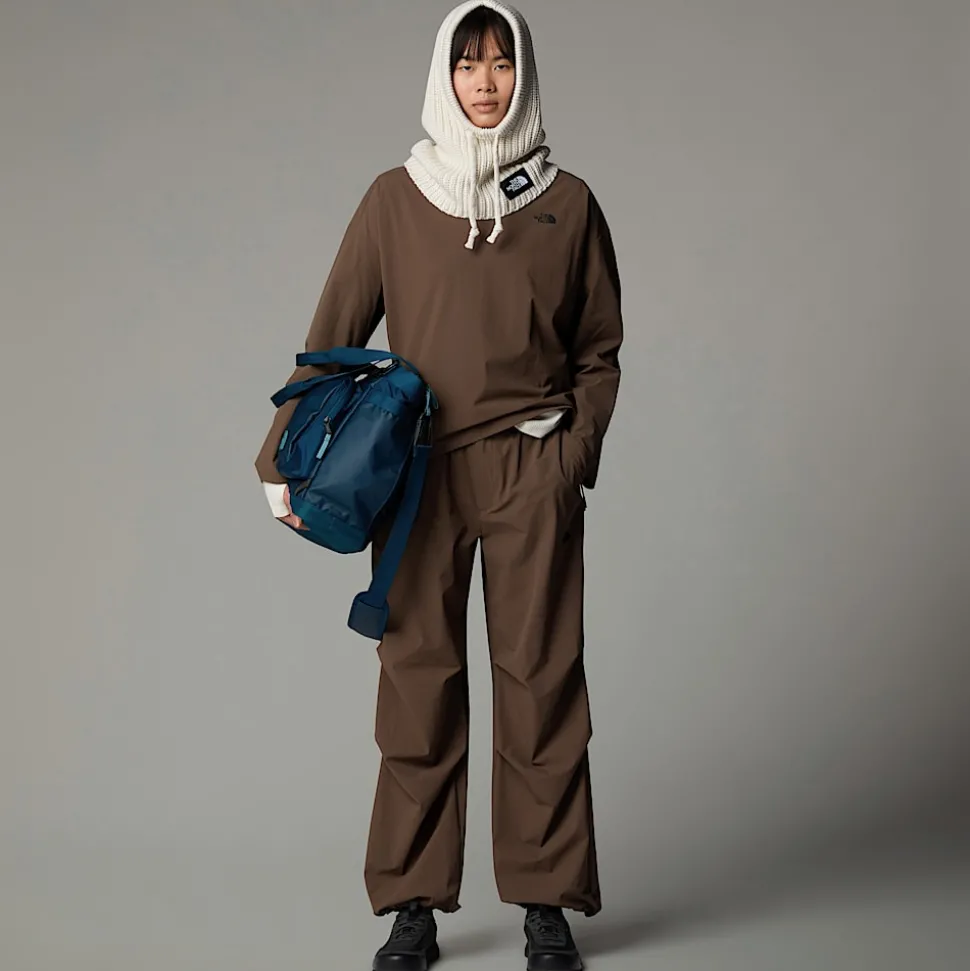 Online The North Face Woven T-shirt Med Lange ærmer Til Damer Smokey Brown