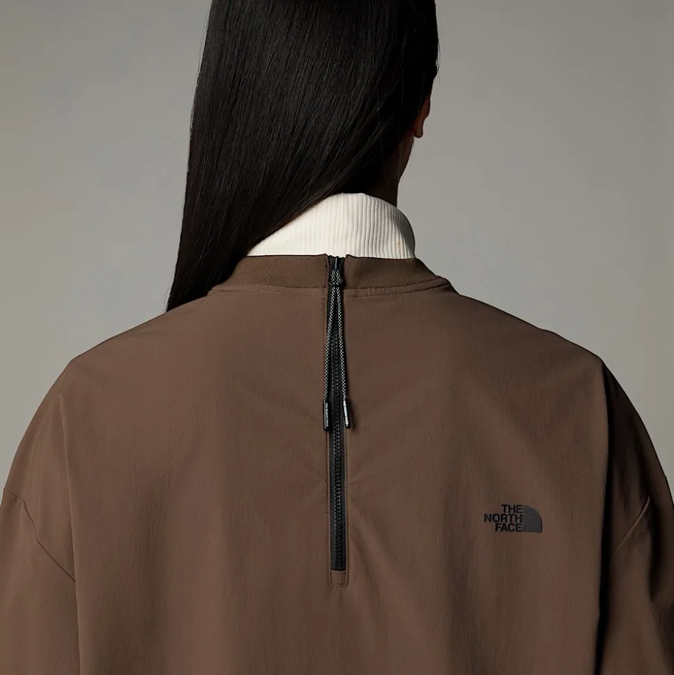 Online The North Face Woven T-shirt Med Lange ærmer Til Damer Smokey Brown