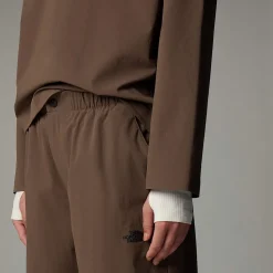 Online The North Face Woven T-shirt Med Lange ærmer Til Damer Smokey Brown