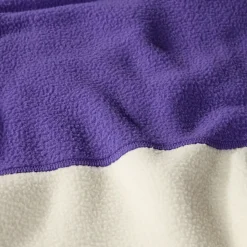 Best The North Face Yumiori Fleecejakke Med Kvart Lynlås Til Damer White Dune-Peak Purple-TNF Black