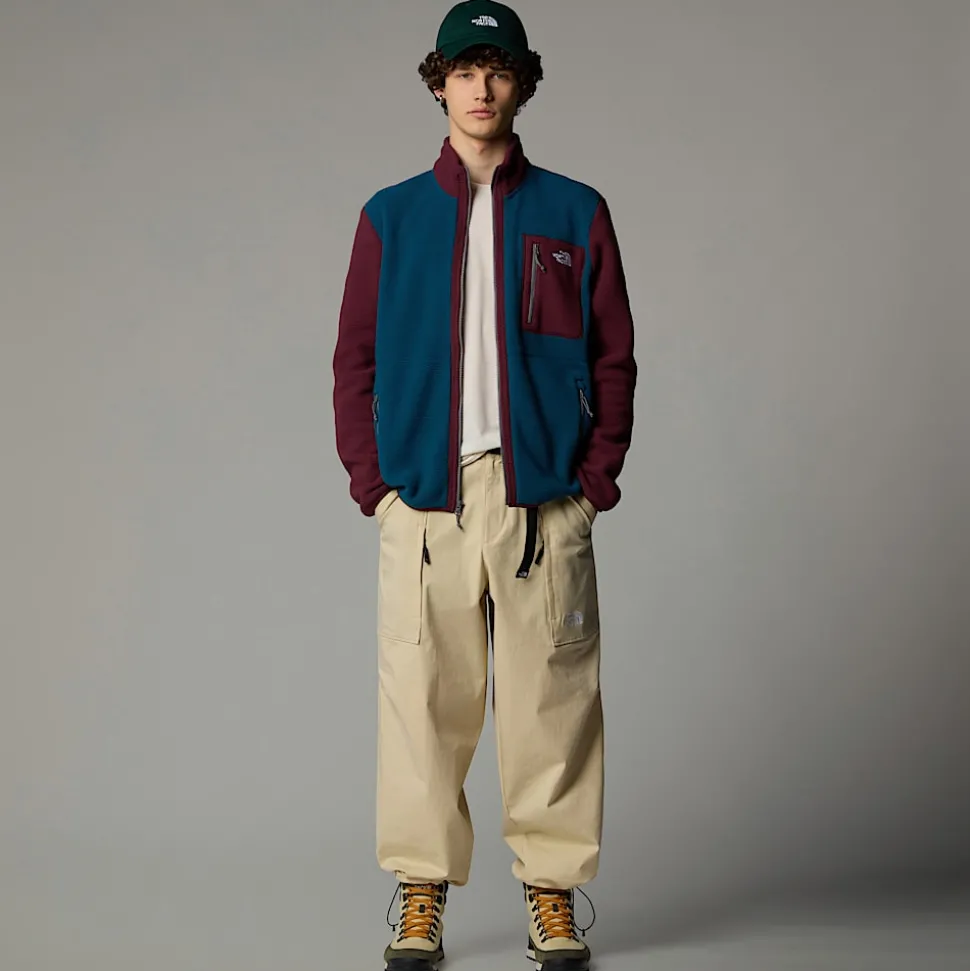 Hot The North Face Yumiori Fleecejakke Med Lynlås Til Herrer Midnight Petrol-Alpine Plum-Smoked Pearl