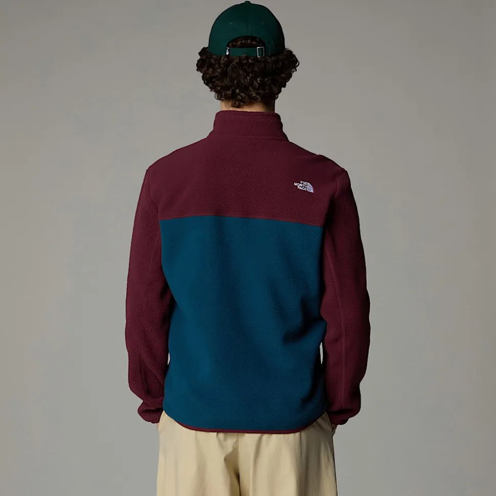 Hot The North Face Yumiori Fleecejakke Med Lynlås Til Herrer Midnight Petrol-Alpine Plum-Smoked Pearl