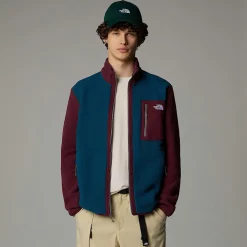 Hot The North Face Yumiori Fleecejakke Med Lynlås Til Herrer Midnight Petrol-Alpine Plum-Smoked Pearl
