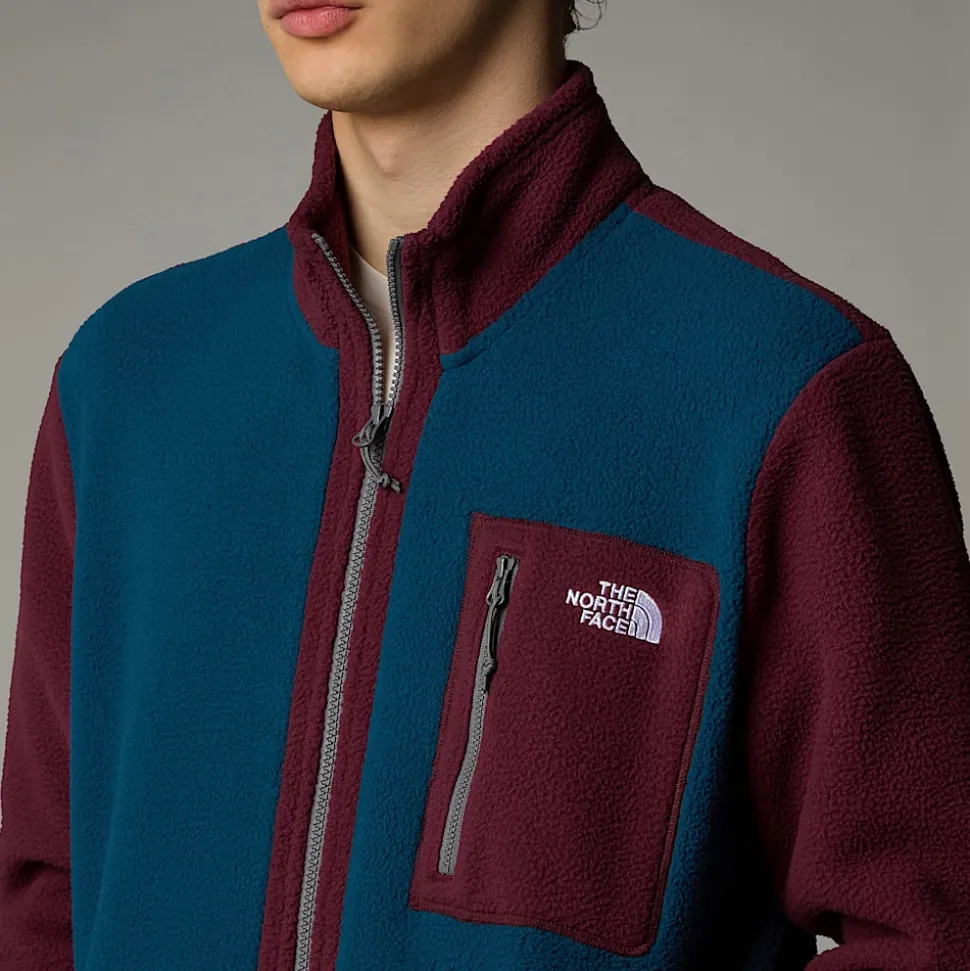 Hot The North Face Yumiori Fleecejakke Med Lynlås Til Herrer Midnight Petrol-Alpine Plum-Smoked Pearl