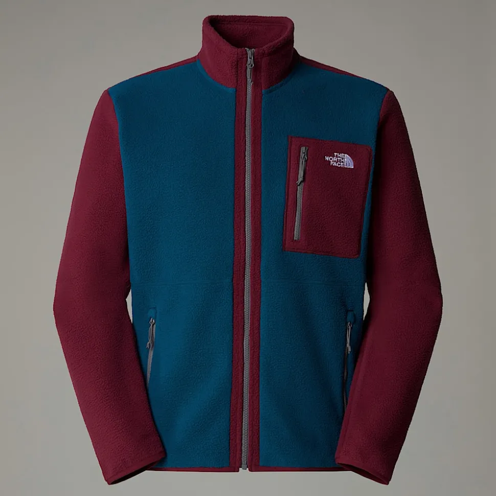 Hot The North Face Yumiori Fleecejakke Med Lynlås Til Herrer Midnight Petrol-Alpine Plum-Smoked Pearl