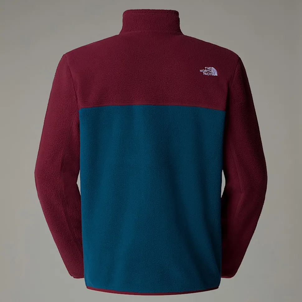 Hot The North Face Yumiori Fleecejakke Med Lynlås Til Herrer Midnight Petrol-Alpine Plum-Smoked Pearl