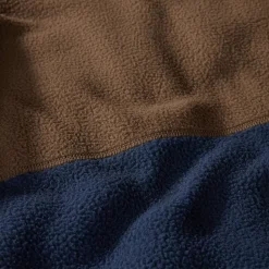 Discount The North Face Yumiori Fleecejakke Med Lynlås Til Damer Summit Navy-Smokey Brown-TNF Black