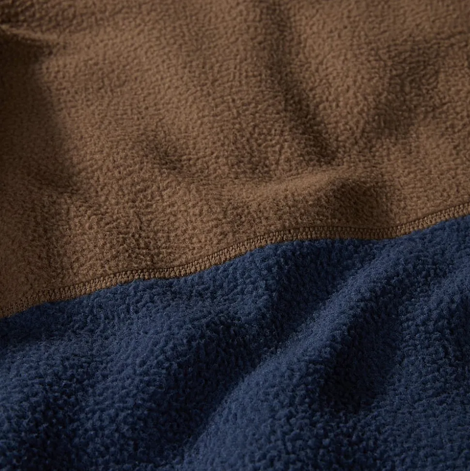 Discount The North Face Yumiori Fleecejakke Med Lynlås Til Damer Summit Navy-Smokey Brown-TNF Black