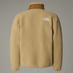 Cheap The North Face Yumiori Fleecejakke Med Lynlås Til Drenge Khaki Stone