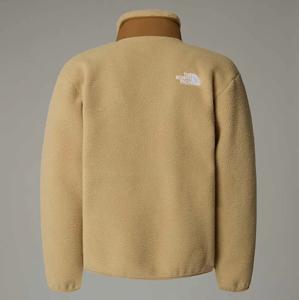 Cheap The North Face Yumiori Fleecejakke Med Lynlås Til Drenge Khaki Stone