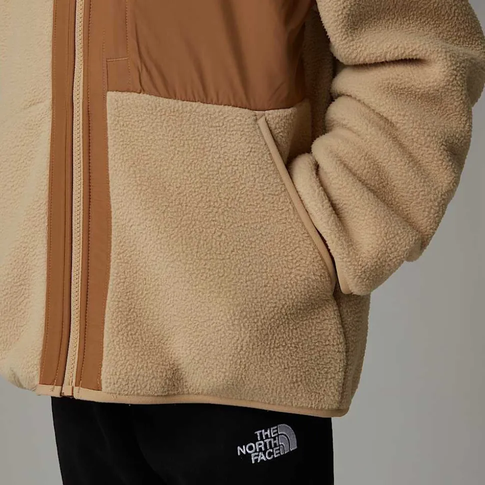 Cheap The North Face Yumiori Fleecejakke Med Lynlås Til Drenge Khaki Stone