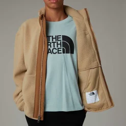 Cheap The North Face Yumiori Fleecejakke Med Lynlås Til Drenge Khaki Stone