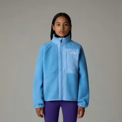 Fashion The North Face Yumiori Fleecejakke Med Lynlås Til Piger Cornflower