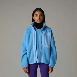 Fashion The North Face Yumiori Fleecejakke Med Lynlås Til Piger Cornflower