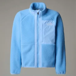 Fashion The North Face Yumiori Fleecejakke Med Lynlås Til Piger Cornflower