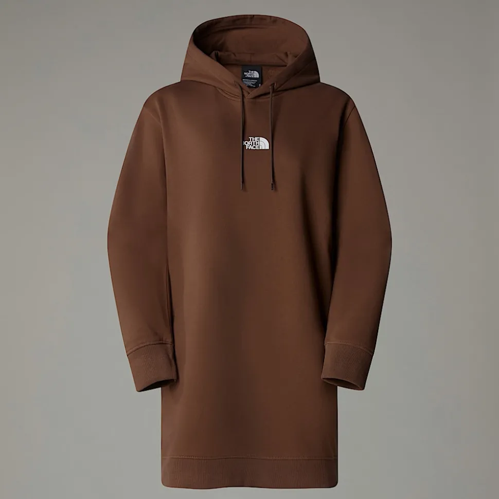 Discount The North Face Zumu Kjole Med Hætte Til Damer Smokey Brown