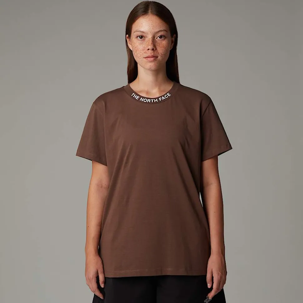 Fashion The North Face Zumu T-shirt Til Damer Smokey Brown