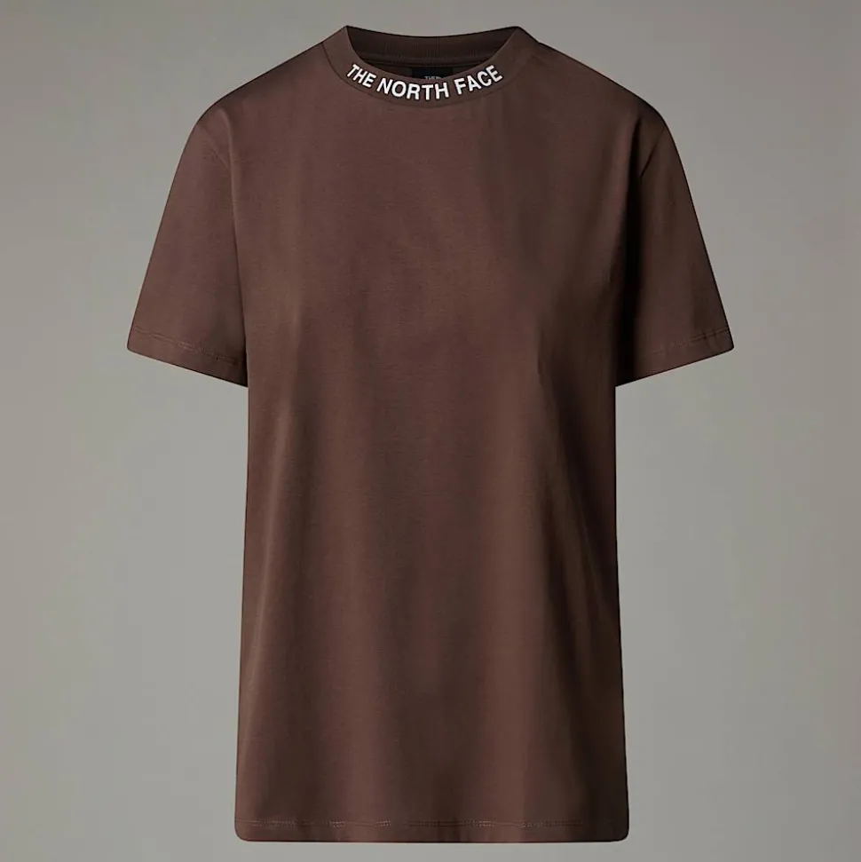 Fashion The North Face Zumu T-shirt Til Damer Smokey Brown