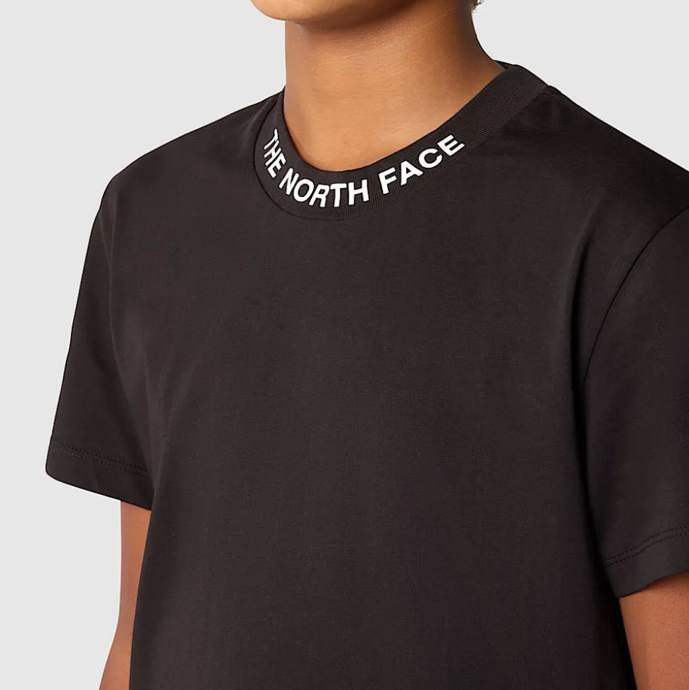 Store The North Face Zumu T-shirt Til Unge TNF Black