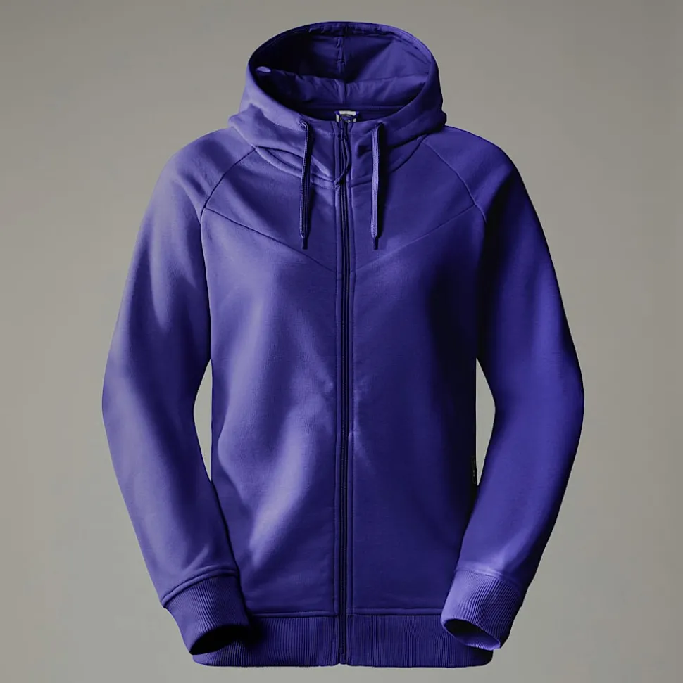 Cheap The North Face Zuum Fleecehættetrøje Med Gennemgående Lynlås Til Damer Lapis Blue